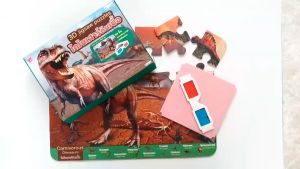 3D jigsaw puzzle : ไดโนเสาร์กินเนื้อ จิ๊กซอว์ 3 มิติ (ใช้ร่วมกับปากกาTalkingpenได้)