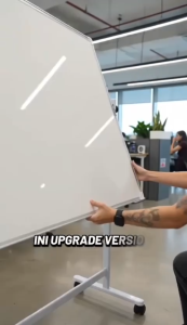 CheapDealMY Double Sided Magnetic whiteboard with stand Whiteboard 3x4 4x4 4x5 4x6 4x8 All Sizes *Upgraded Version*