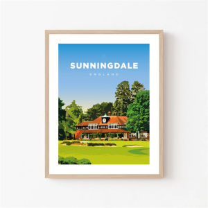 Golf Links Poster Aesthetic Nordic Minimalist Travel Landscape New York Golf Course Canvas Print Wall Art Home  Room Gift