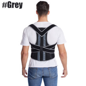 Straight Back Posture Corrector Shoulder Lumbar Brace Spine Support Belt Adjustable Corset Correction Body Improve with Plate