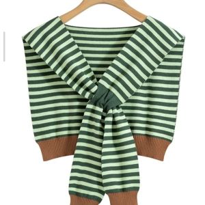 2024 Mới Dây Chuyền Dệt Kim Chống Gió Chống Mát Đứng Trong Phòng Máy Lạnh Cổ Phòng Làm Làm Việc Cho Nữ Mùa Hè Mùa Xuân Mùa Thu