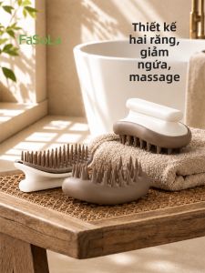 FaSoLa | 2-in-1 Scalp Massaging Shampoo Brush