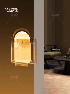 WEIXIANG | Florentine Plaster Corner Sensing Wall Light