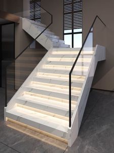 Stair Waterfall step lamp controller Indoor Staircase Lights Inductive switch 24V Buried Wall Lamp for Villa stair steps