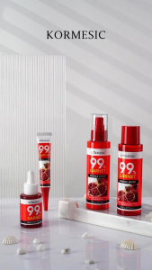 [BPOM] Kormesic Garnet Pomegranate Gel 100g – Eksfoliasi Lembut untuk Kulit Cerah & Bebas Sel Kulit Mati