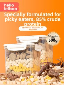 HELLOLEIBOO | Chicken Breast Freeze-Dried Cat Treats with Egg Yolk and Quail