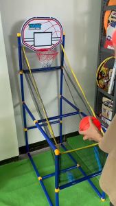 Children's Sport Basketball Ring Toys Basketball Arcade Game With Board & Stand For Kids (2 Balls)