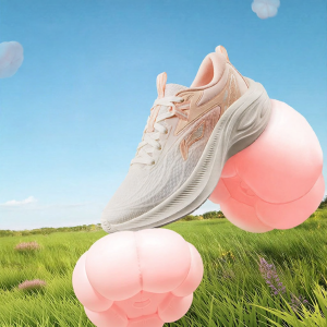 Li-Ning | Giày Đậu Thể Thao Nữ Siêu Nhẹ Thoáng Khí Đế Cao Mềm Không Trượt
