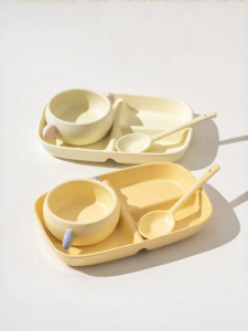 MODERN SWEETHOME | Child Breakfast Plate Compartment Meal Plate