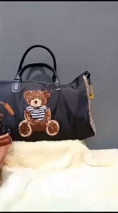 Tas Fitness Tas Gym Tas Travel Tas Olahraga Tas Duffel Wanita Import Bahan Nilon Anti Air Ada Tempat Sepatu 261822 6182