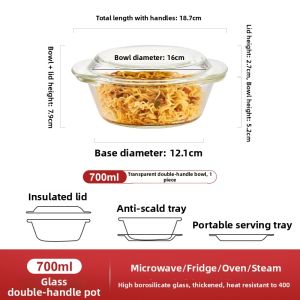 Heat-Resistant Borosilicate Glass Bakeware