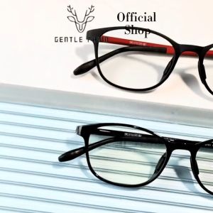 GENTLE FAWN Kacamata Antiradiasi Blueray Style Kotak Simple Bisa Minus Ringan TR90 Fashion Wanita dan Pria Terbaru 8191