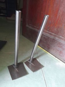 paket 2 cangkul mini stainless panjang 40cm