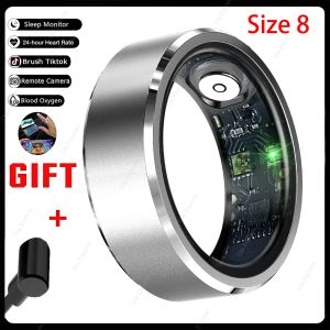 2025 New Smart Ring Men Women Heart Rate Blood Oxygen Monitoring Rings Multi Sport Modes Sleep Ring IP68 Waterproof Smart Ring