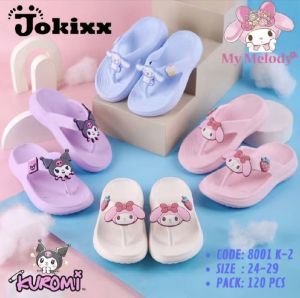 SENDAL ANAK JOKIXX CEWEK/KARATER SORIO/ KOROMI/melody/ cinnomorol.(8001K-2)