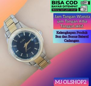 COD PREMIUM JAM TANGAN FASHION WANITA TALI RANTAI/JAM TANGAN ALBA WANITA TANGGAL AKTIF
