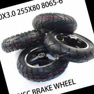 80 / 65-6 10x3.0 Tire 255x80 Wheel Hub Tire For 10 Inch Electric Scooter Zero 10x Dualtron Kugoo M4 Thickened And Tire Parts
