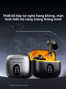 Transformers | Tai nghe Bluetooth tai trong có thể thay đổi hình dạng của Transformers TF-T50 Pin dung lượng lớn Thời gian sử dụng pin dài Bảng điều khiển số Hiệu suất âm thanh cao
