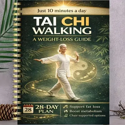 Hot Toys | Tai Chi Walking Weight Loss Method for Elderly 28-Day Sequential Exercise Plan with Chair-Assisted Walking Low-Impact Workouts