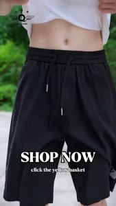 Plus Size Men's Fashion Breathable Fat 2 Pocket Loose Casual Ice Silk Quick Dry Sports Running Shorts for Men
