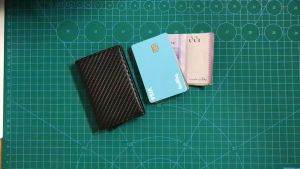 TC BW-014 Magnet Card Holder With Slim Side Push Pop Up Metal Card Holder For Men Women | RFID Protected
