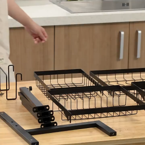 Kệ Úp Chén Bát Đa Năng - Kệ Để Chén Đĩa Trên Bồn Rửa 1 Tầng Chắc Chắn Kèm Giá Để Dao Thớt Và Ống Đũa - Giá Để Chén Đĩa Trên Bồn Rửa Chén Thông Minh
