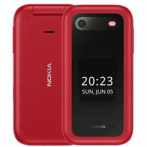 Nokia | Nokia 2660 non-smart phone flip phone for the elderly 2G/4G button phone backup phone LED 2.8-inch super long standby phone