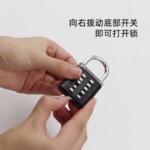 Anti-theft Mechanical password padlock Travel Luggage Lock Digit Combination Lock