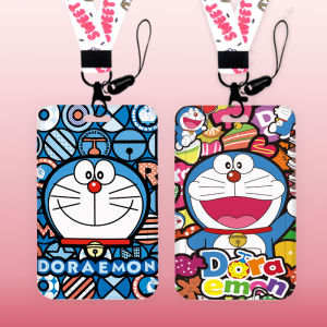 เคสบัตรนักเรียนการ์ตูนน่ารักสำหรับใส่บัตรเข้าโรงเรียนแบบเกาหลีและญี่ปุ่นพร้อมสายคล้องบัตรบัตรประจำตัวพนักงานและบัตรเข้าออกของรถเมล์