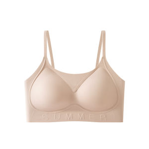 PIER N°5 | Herbal Prim Color Foundation Liquid Women Summer Thin Camellia Scented New Style Small Chest Gathered Seamless Invisible Bra