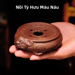 Bộ Trà Gốm Sứ Phong Cách Trung Hoa Cổ Điển Phụ Kiện Trà Đạo Khay Đựng Trà Gối Gốm Sứ Thiết Kế Hình Con Bò Trung Quốc Thủ Công