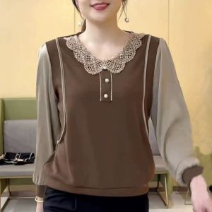QIAOXIZI | Áo Thun Dài Tay Form Rộng Thời Trang cho Nữ