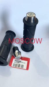 PAKET HAND GRIP MODEL STANDAR GRATIS STICKER + JALU STANG VARIO CHROME HANDGRIP MODEL HONDA ORIGINAL MOSCOW PRODUK PIPA GAS SARUNG GAS pcx beat scoopy genio revo supra kharisma YAMAHA NMAX AEROX MIO FIZR JUPITER MX KING RXKING VIXION SUZUKI SKYDRIVE PLUG