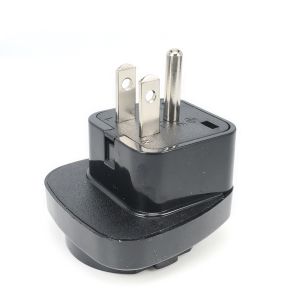EU franch germany to USA Japan canada Philippines Thailand Taiwan Grounded US Type B Wall cable Plug Travel Adapter Outlet