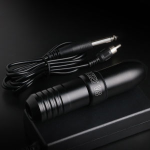 เครื่องสักโรตารี่ไร้สาย Rocket V8 Professional พร้อมปากกาแบบตลับ ใช้เชื่อมต่อแบบ RCA พกพาสะดวก เหมาะสำหรับผู้เริ่มต้น