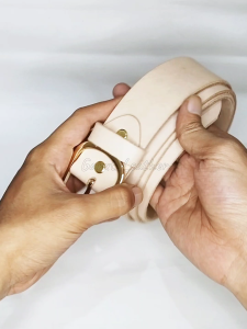 Leather Belt / Ikat Pinggang Pria Sabuk Kulit Natural Vegtan / Sabuk Kulit