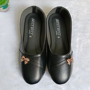 🔥รองเท้าคัทชูส้นแบน ตกแต่งอะไหล่โบว์ด้านหน้า...พร้อมส่ง✅