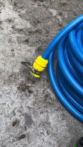 สายยางรดน้ำ 1/2 (4 หุน) 10 เมตร พร้อมปืนฉีด 7 รูปแบบ ชุดสายยางพร้อมใช้งาน สายยางไม่หักงอ