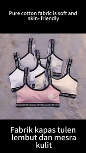 Ready Stock🇲🇾 training bra kids girl teenager bra sport bra kids bra budak perempuan 12 tahun bra teenager student