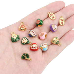 1ชิ้นจี้โลหะผสมสายคล้องแว่นตาลูกปัดน่ารักลูกปัดรูปทรงเกี๊ยวสำหรับสร้อยข้อมือทำด้วยมือสร้อยคอพวงกุญแจเครื่องประดับทำเครื่องเพชร DIY