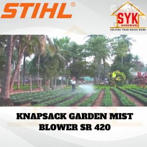 SYK Stihl SR 420 Knapsack Mist Blower Sprayer Machine Mist Blower Mesin Pam Racun Blower Angin 13 Liter