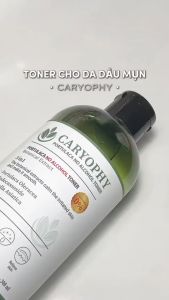 Toner Caryophy 3in1 Portulaca Cấp Ẩm Giảm Mụn Không Cồn Dịu Nhẹ Hàn Quốc 300ml
