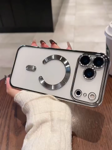 🇹🇭🔥NEW🔥 แถมฟิล์มเลนส์ แม่เหล็ก เคสไอโฟน โปร่งใส เคสไอโฟนเคสใส่ สำรับรุ่น apple iphone 17 16 15 14 13 11 pro max plus air พลัส