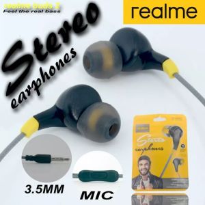 Hf Headset Realme buds 02 stereo Bass