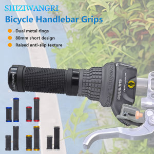 80mm/129mm Bicycle Grip Derailleur Bike Grip MTB Mountain Bike Long Short Rubber Soft Grip Folding Cycling Accessories