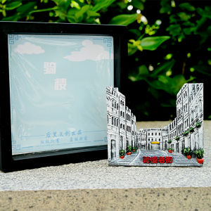 Đồ Lưu Niệm Du Lịch Hong Kong Victoria Harbour Landmark Bus Food Special Creative Cultural Refrigerator Magnet Trang Trí Nhà