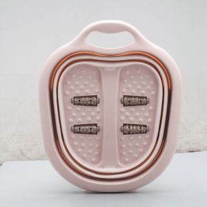 Plastic Foot Bath Tub Home Use Massaging Knee High Leg over Foot Soaking Bucket Warmth Retaining Pedicure Basin