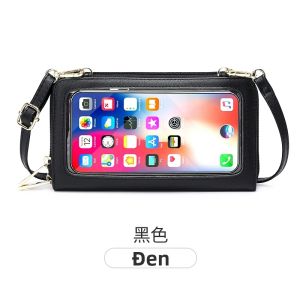 MIYIN | RFID Thời Trang Nữ Túi Đeo Ngang Đa Chức Năng Màn Hình Cảm Ứng Điện Thoại Da PU Dây Đeo Vai Túi Xách Ví Đựng Tiền Xu