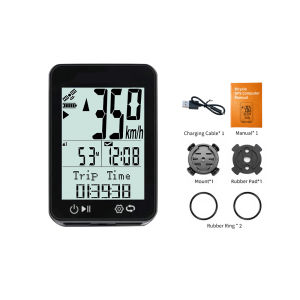 Wireless GPS Cycling Computer MPH KM/H Waterproof Multifunctional Bicycle Speedometer Odometer Outdoor Riding Accessories