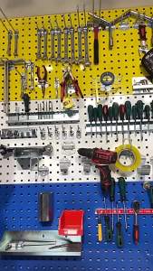 Storage and Display Pegboard